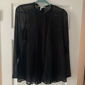 Sheer Black BCBG Shirt